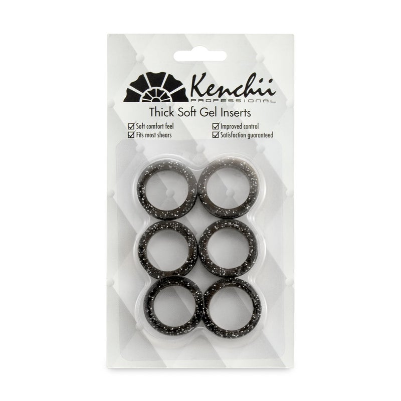 Kenchii Extra Soft Premium Shear Finger Ring Inserts - Thick, Quality Comfort. Elevate Your Grooming Experience with Precision and Style in Multiple Colors - Image 1